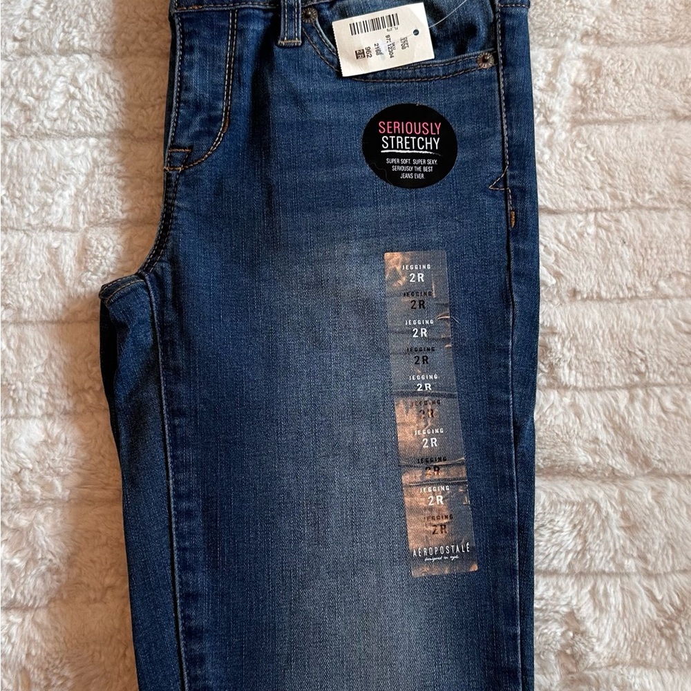 Aeropostale Women's Dark Blue Skinny Jeans
